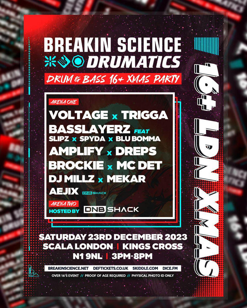 Breakin Science + Drumatics 16+ Xmas Party